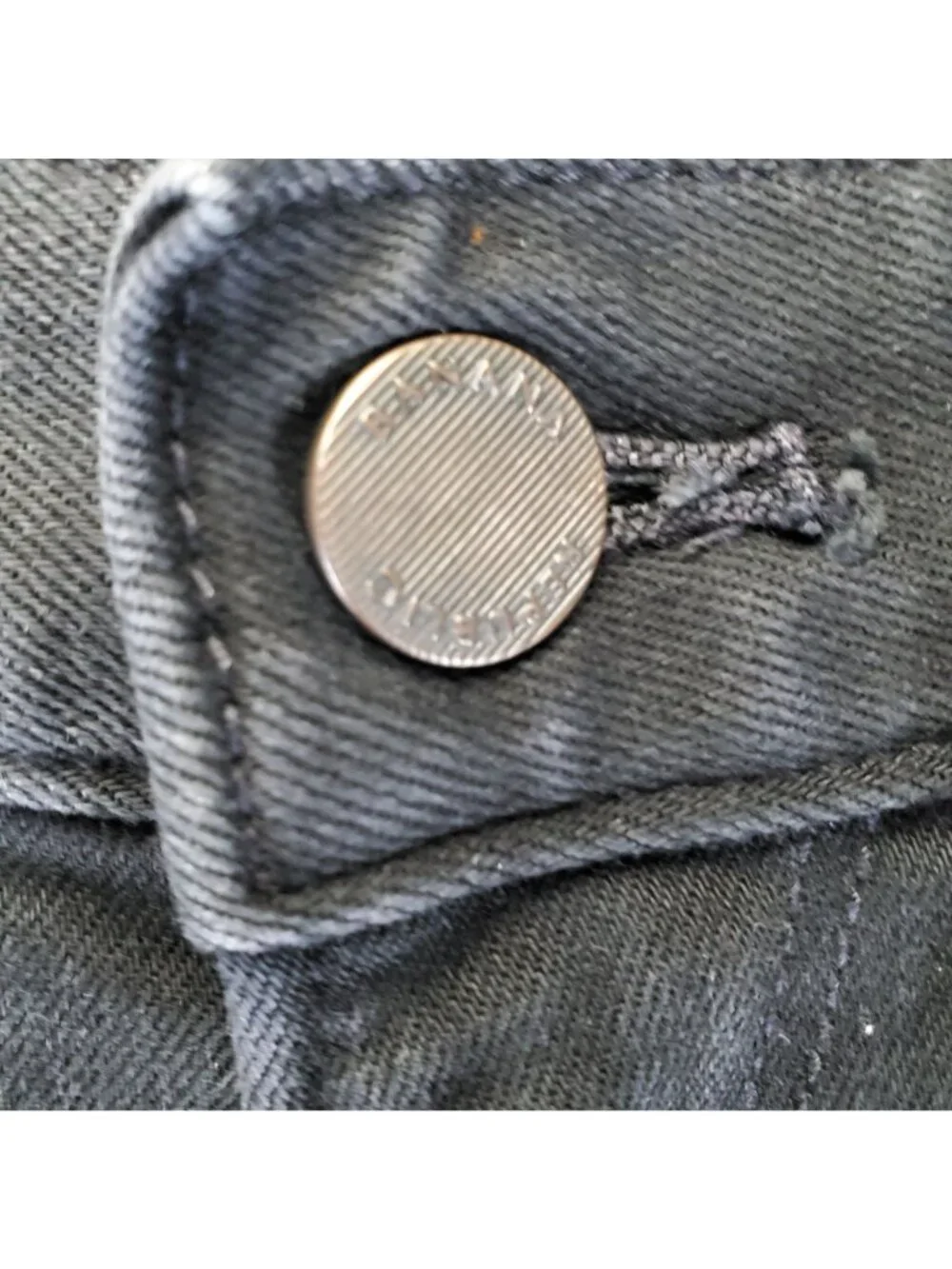 Banana Republic Jeans Mens 31x32 Black Slim Luxe Traveler Cotton Blend *Read*
